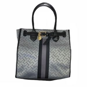 Tommy Hilfiger chevron herringbone print tote